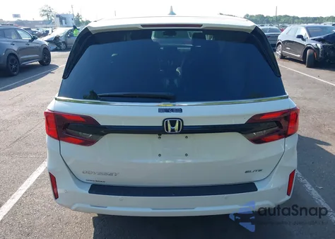 2025 Honda Odyssey Elite z USA, uszkodzony, nr VIN 5FNRL6H98SB036043